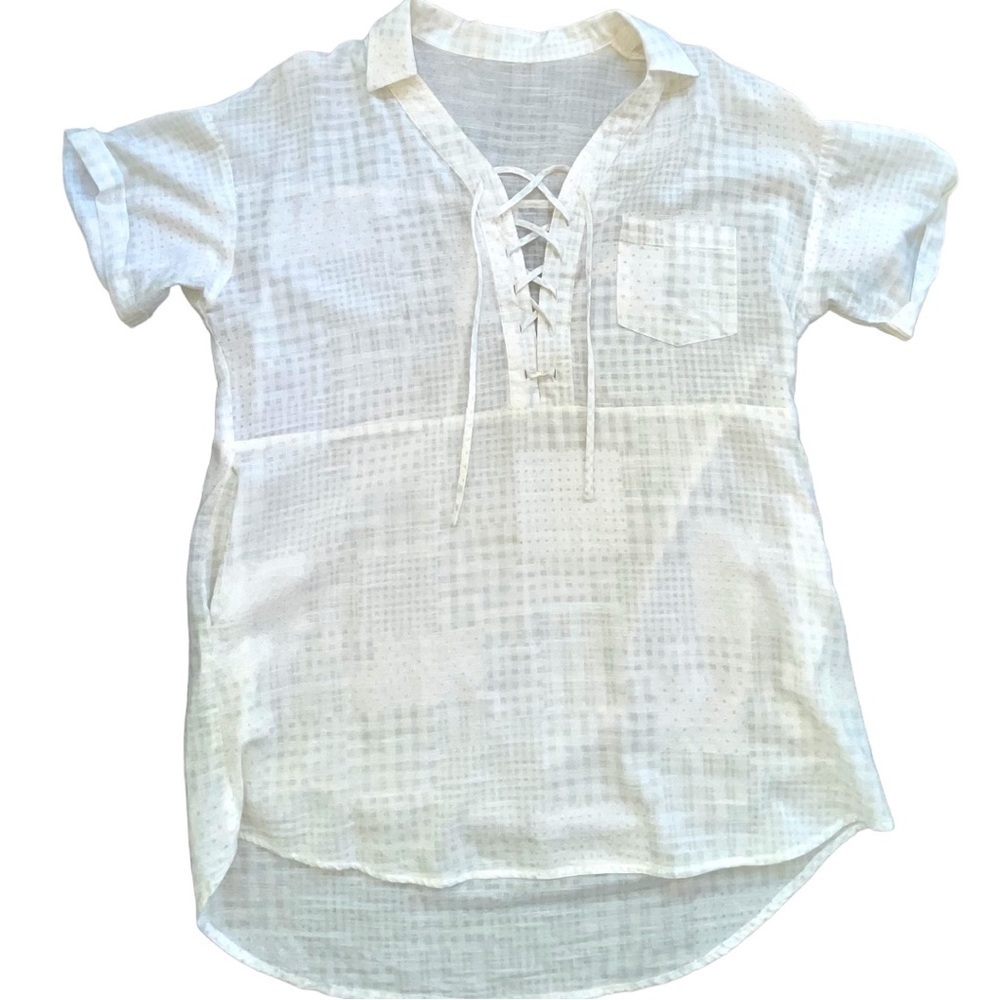 LIVE with Love, casual dress, size M, cotton/rayon, pockets, excellent condition - Picture 3 of 5